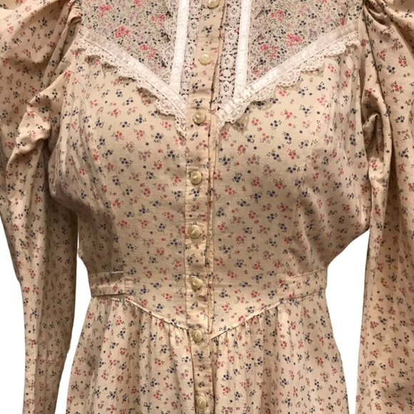 Gunne Sax Prairie Dress, Puff, Victorian, RARE - Picture 2 of 16
